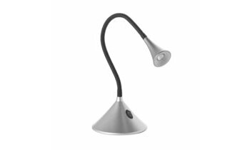 Lampe  poser Laca coloris grise/noir est laccessoire parfait pour illuminer votre espace avec style
